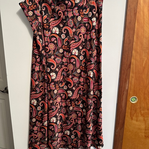 Loft Paisley Print Midi Skirt- Size XL- NWT - Picture 4 of 12